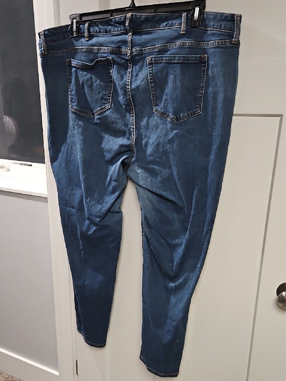 torrid Dark Blue Skinny Jeans with Faded Detail - Picture 4 of 4